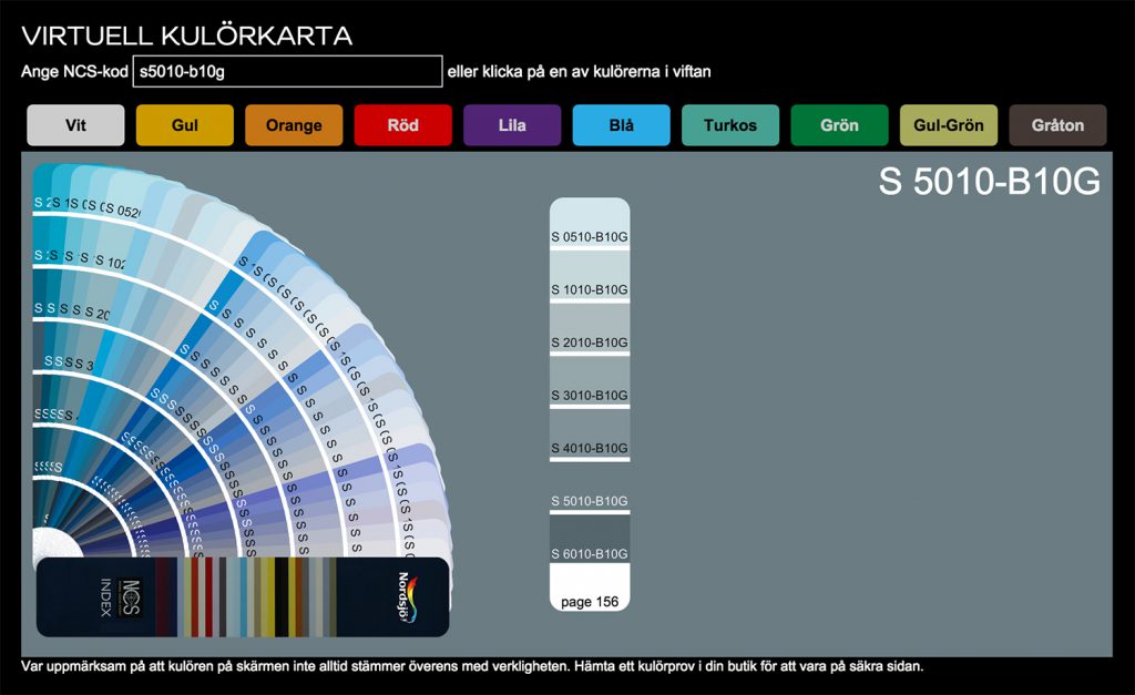 Färgsätt Digitalt - Med NCS-systemet | Hildurblad.se