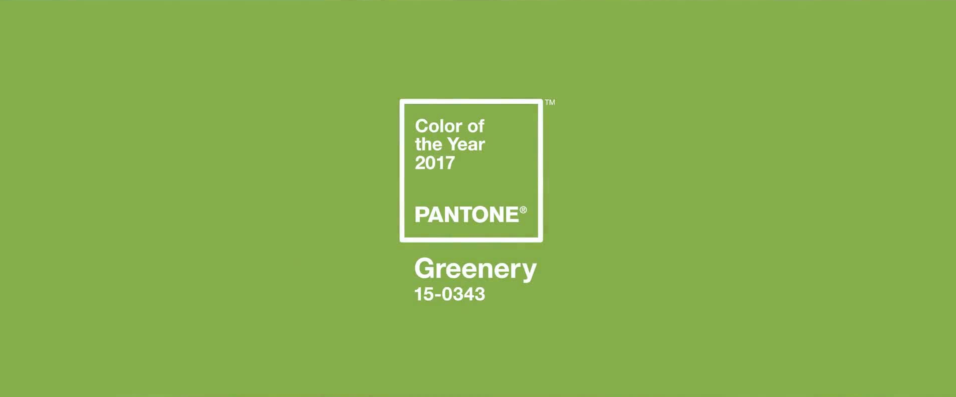 Pantone Color of the Year 2017 - Greenery
