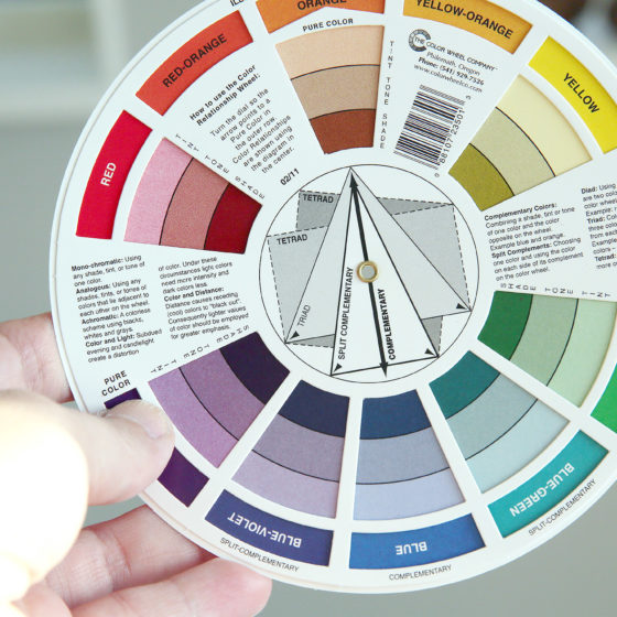 Ett färghjul som hjälper dig att kombinera färger - fixaodona.se