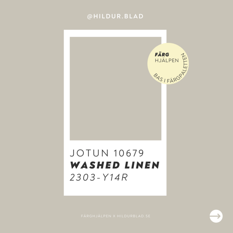 Jotun Washed Linen Och Fem Färger Som Passar Till 4406