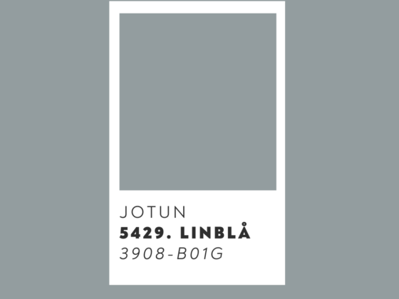Jotun 5429. Linblå 3908-B01G - hildurblad.se